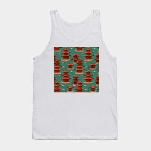 Traditional Chinese Pagoda Tank Top